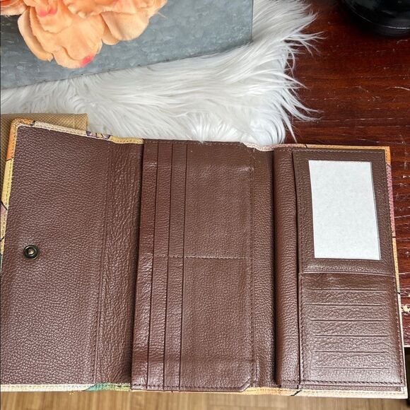 Anuschka Genuine Painted Leather Matching Set NWT - Picture 10 of 12